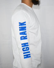 Load image into Gallery viewer, Superior Long Sleeve T-Shirt White/ Blue
