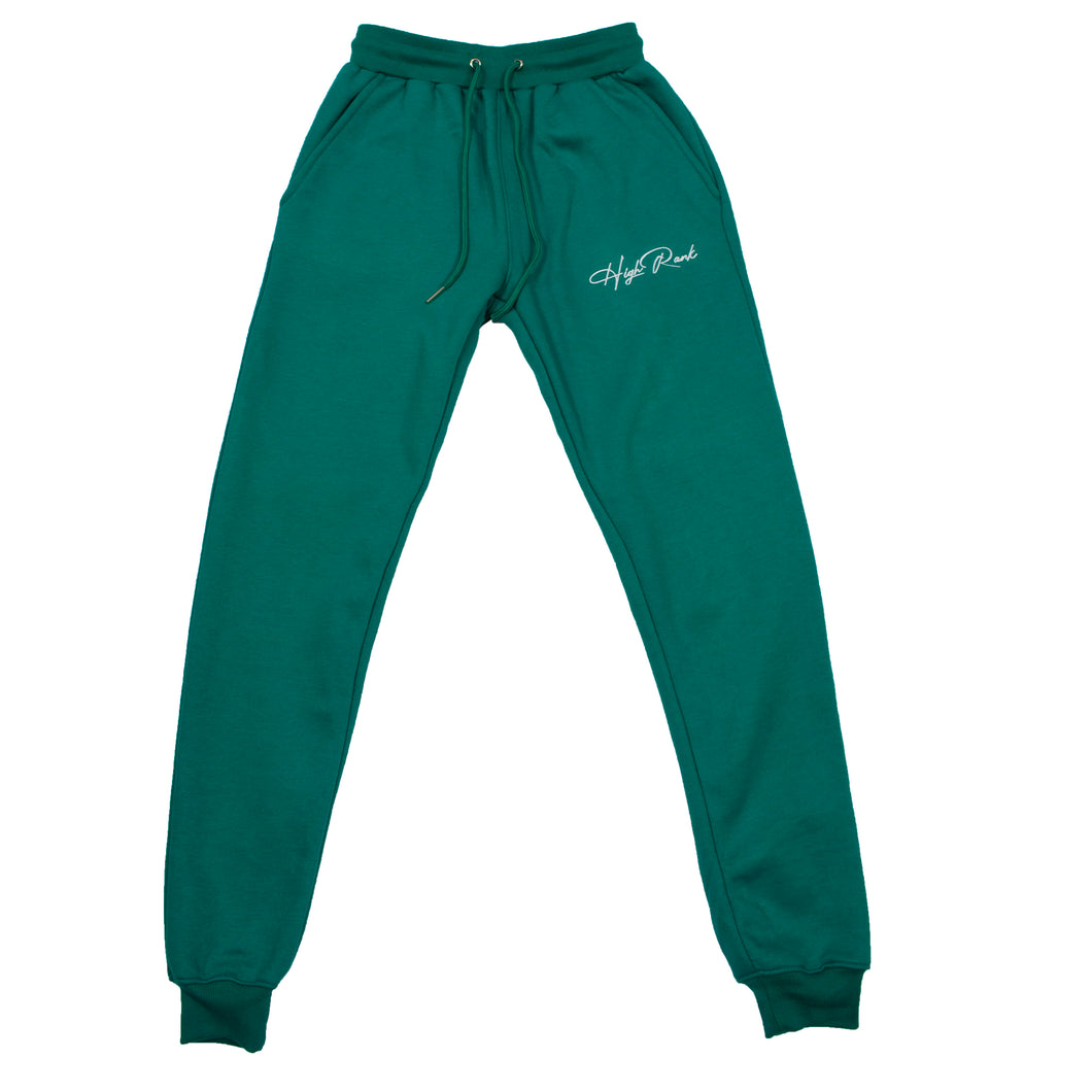 Signature Joggers (Aqua/ White)