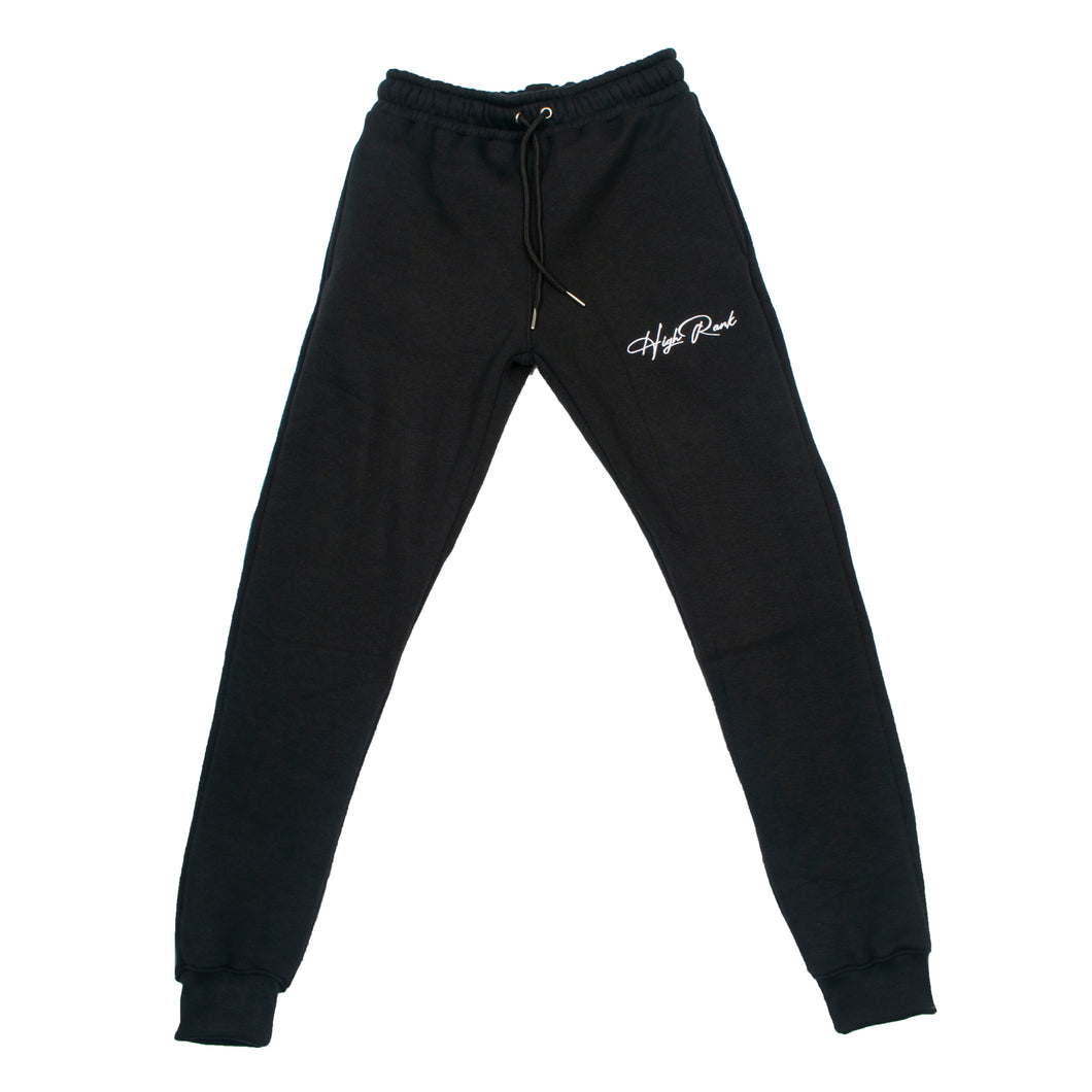 Signature Joggers (Black/ White)